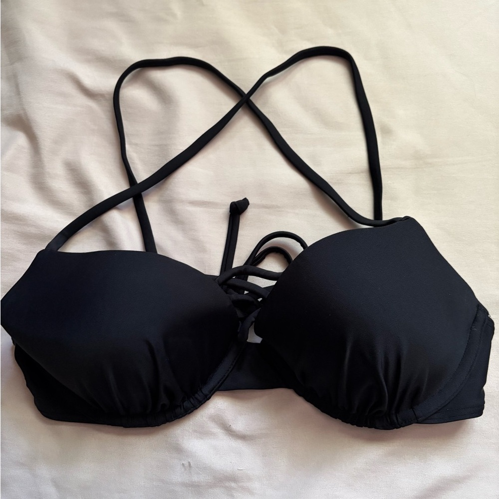 Hollister Black Bikini Top